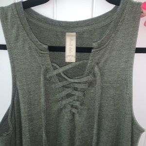 Altar’d State dark green dress size S